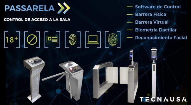 EL CONTROL DE ACCESO PASSARELA DE TECNAUSA HOMOLOGADO EN PAIS VASCO