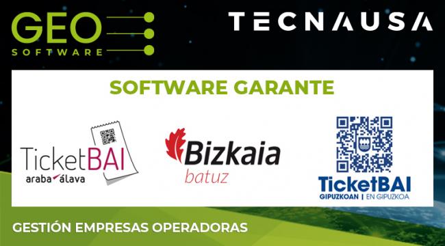 GEO DE TECNAUSA COMO SOFTWARE GARANTE TICKETBAI