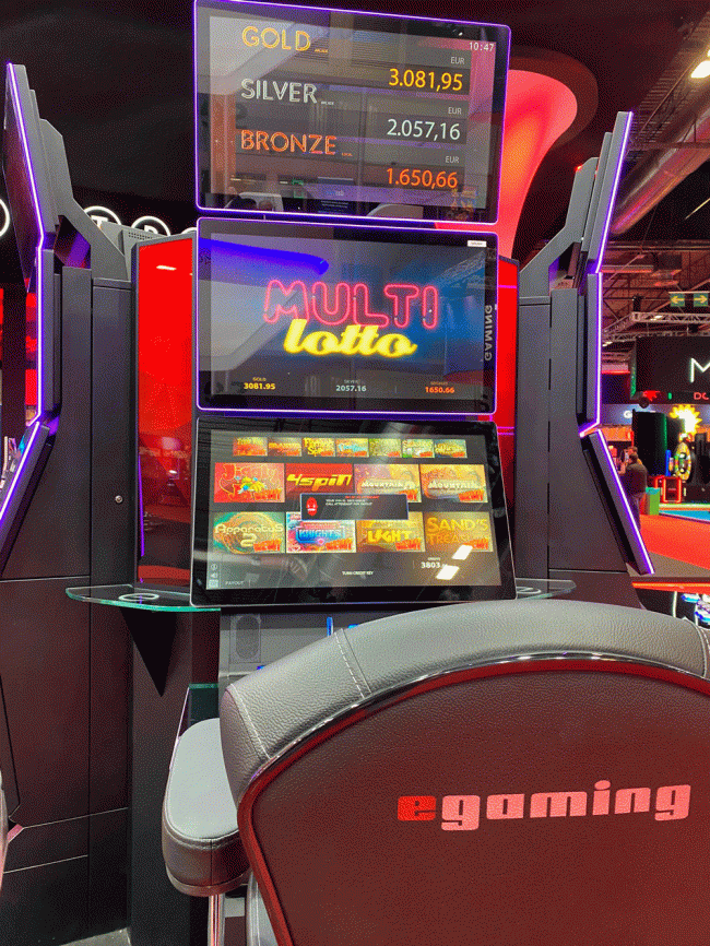 Las SÚPER MÁQUINAS que presentará E-GAMING SPAIN en EXPOJOC MULTISLOT E-FLAT y MULTISLOT E-LINK para hostelería