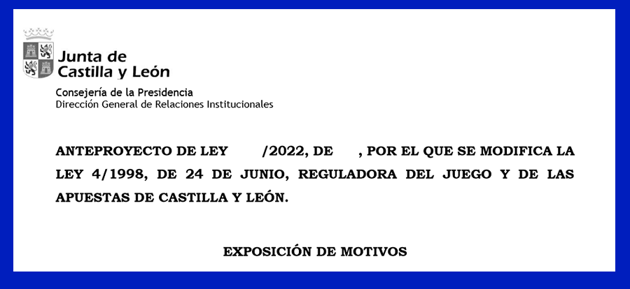 Anteproyecto de CyL: Cursos de formación, controles de acceso, labores en JR...