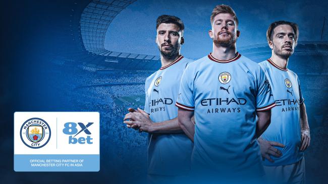8Xbet se convierte en el socio oficial de apuestas del Manchester City en Asia