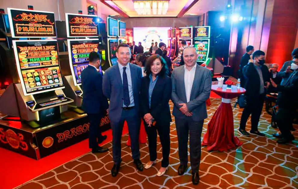 Aristocrat Unveils Dragon Link at Solaire Resort & Casino in Manila (Photos)