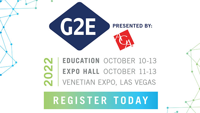 Estados Unidos: Ya está abierta la inscripción para la Global Gaming Expo 2022 (G2E)