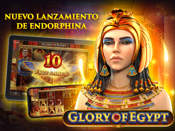Glory of Egypt, la nueva slot de Endorphina que nos lleva a descubrir tesoros ocultos