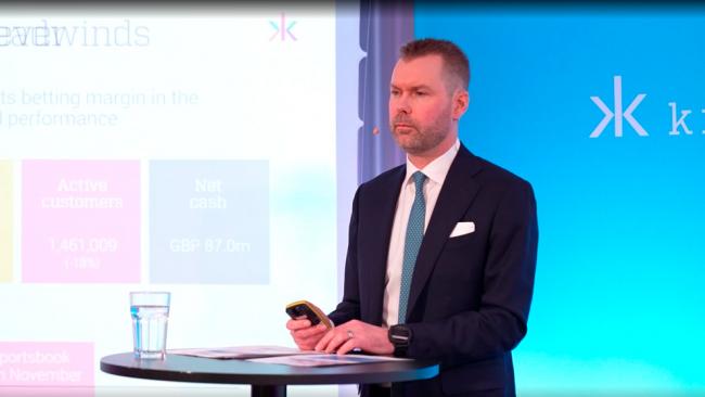 Kindred Group reports a 34% drop in revenue for the first half of 2022 (Video)