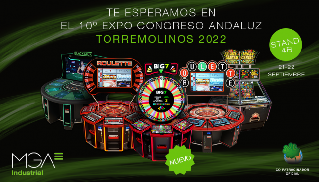 MGA Industrial se prepara para una nueva participación en el X Expo Congreso Andaluz sobre el Juego de septiembre