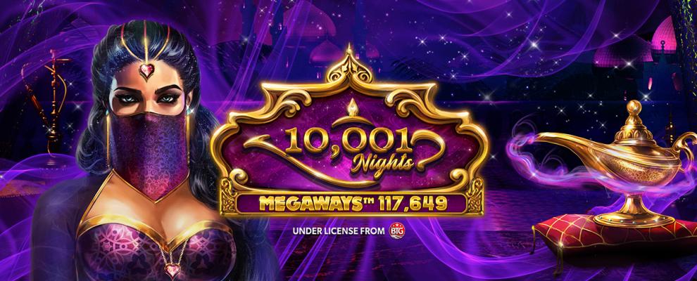 Red Tiger (Evolution) nos transporta al mundo de Scheherazade con la slot 10,001 Nights Megaways™