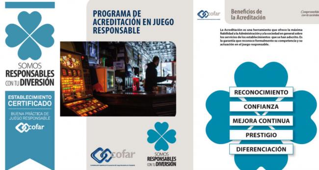 cofar, juego responsable, hostelería, acreditación, aserbi, premios, anmare