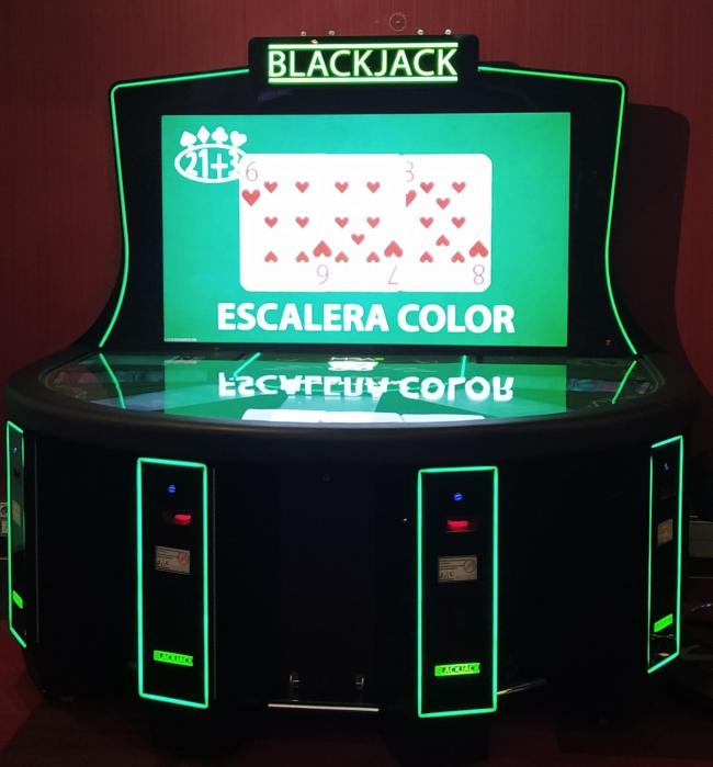 La sala Golden Park de la calle Pelayo de Barcelona ya tiene su MGA Blackjack (Fotos y Vídeo)