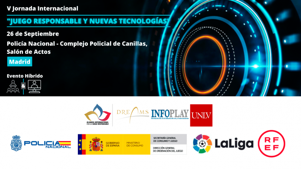 LaLiga, INTERPOL, Ministry of Consumer Affairs, and the Royal Spanish Football Federation, among the speakers and collaborators of the V International Meeting on Responsible Gaming