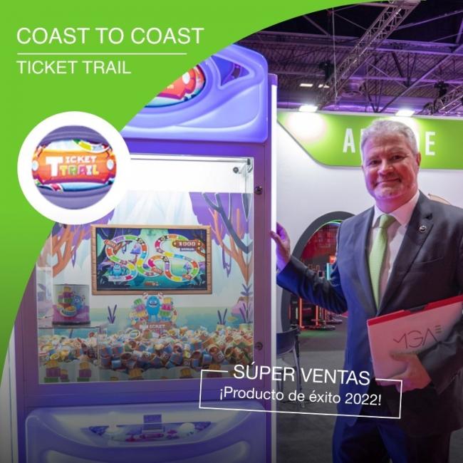 MGA Industrial nos presenta la máquina súper-ventas 2022: ¡la grúa-redemption Ticket Trail! 