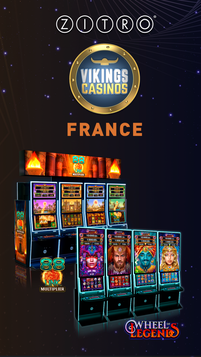  ZITRO FURTHER EXPANDS ITS FOOTRPINT IN FRANCE WITH VIKINGS CASINOS