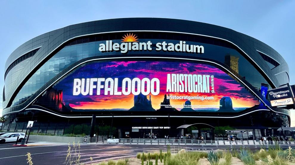 Aristocrat Shines at Las Vegas' Impressive Allegiant Stadium (Photos)