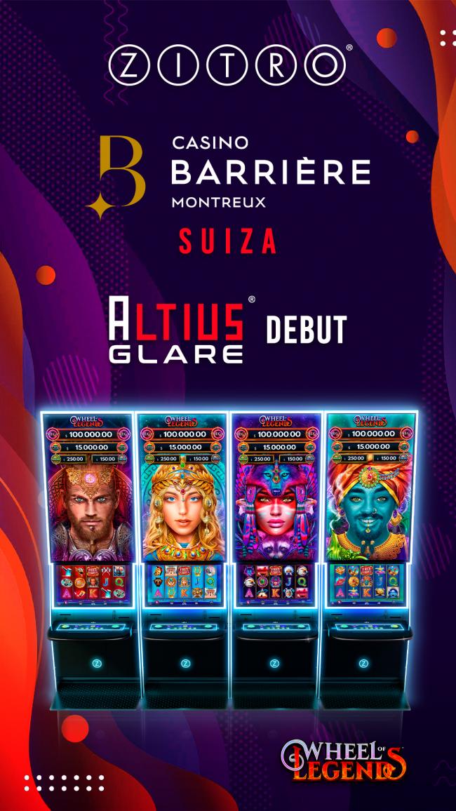  CASINO BARRIÈRE MONTREUX, EL PRIMERO EN INSTALAR ALTIUS GLARE DE ZITRO EN SUIZA