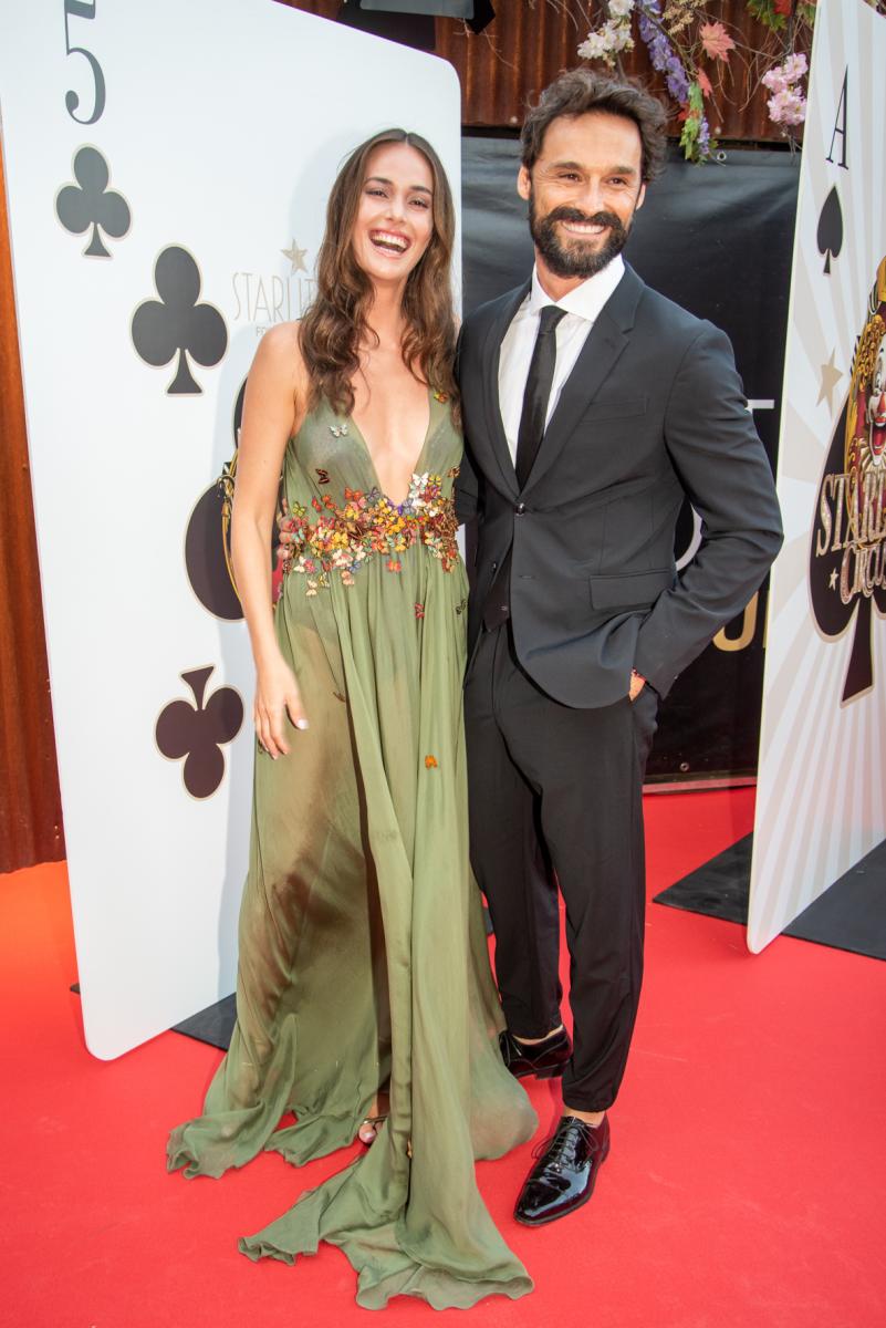 Iván Sánchez e Irene Esser en el Casino Marbella