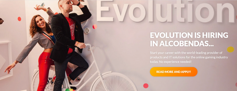 EVOLUTION busca presentadores de juego en vivo para su hub internacional en Alcobendas