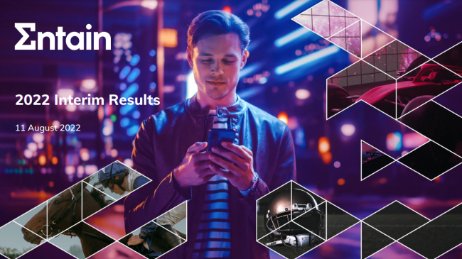 Entain achieves a strong performance in the first half of 2022 with record asset levels of 57% more than in 2019
