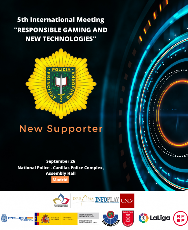 Andorran Police joins the support and presentations of the V International Meeting for Responsible Gaming