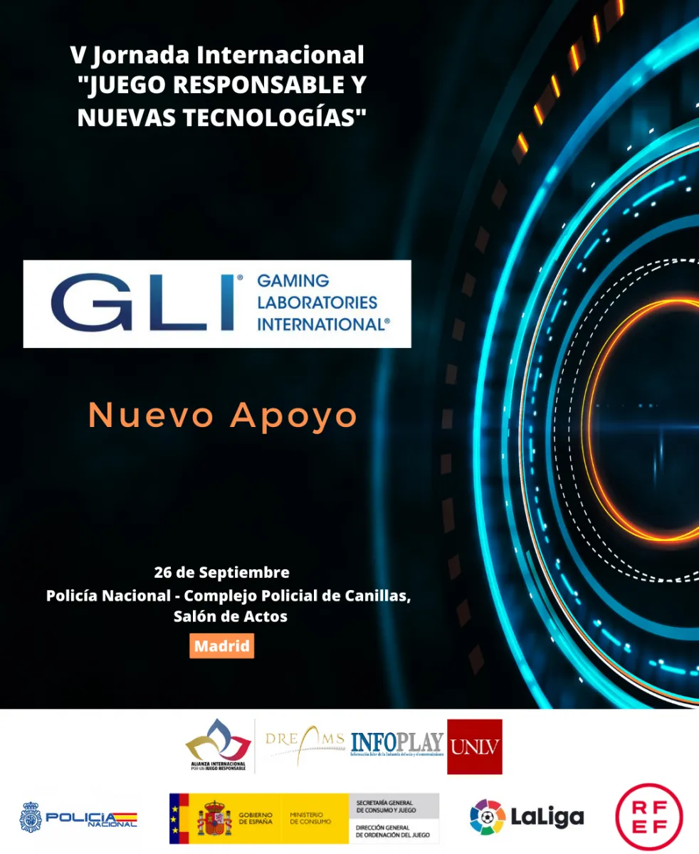 GLI, nuevo importante apoyo de la V Jornada Internacional Juego Responsable