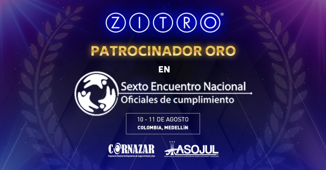 ZITRO PARTICIPARÁ EN EL ENCUENTRO DE OFICIALES DE CUMPLIMIENTO DE COLOMBIA
