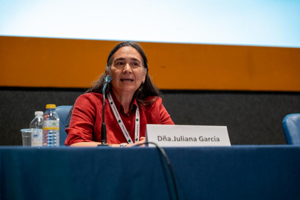 Doña Juliana García Robles, Inspectora. Jefa del Grupo Operativo del Control del Juego de la Policía Nacional