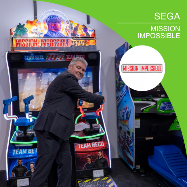 MGA Industrial presenta 'MISSION IMPOSSIBLE', un videojuego de Sega Amusements