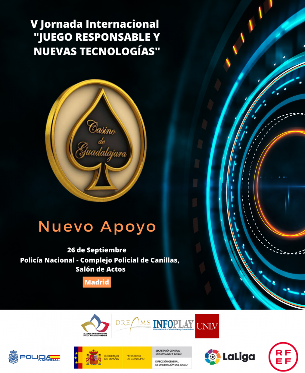 Casino de Guadalajara suma su COLABORACIÓN a la Cumbre Policial del juego y el deporte, V Jornada Internacional del juego responsable