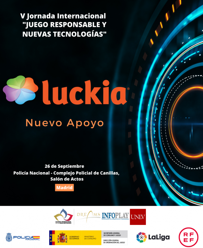 LUCKIA, JUEGO RESPONSABLE, POLICÍA NACIONAL