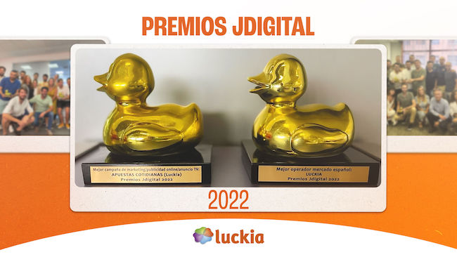 LUCKIA, doblemente galardonado en los Premios Jdigital