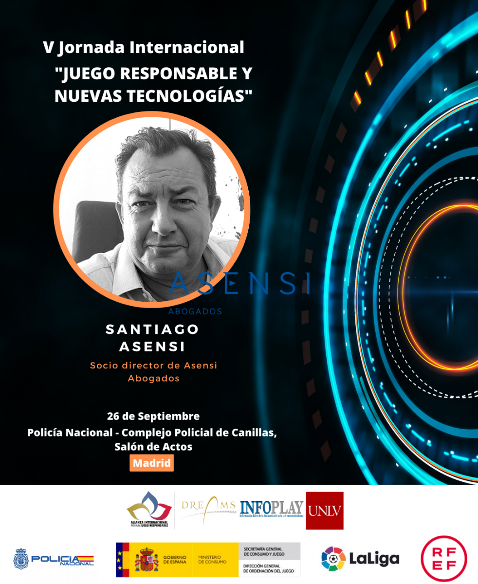 Santiago Asensi, destacado ponente en la V Jornada Internacional por el Juego responsable