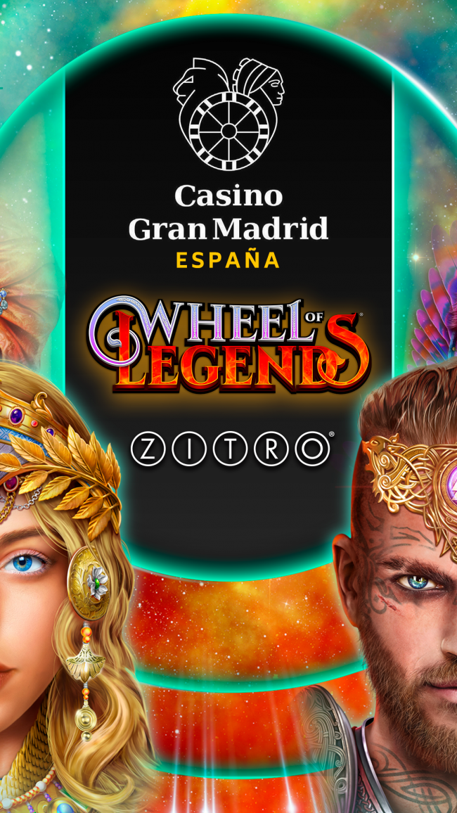 ZITRO AMPLÍA SU PRESENCIA EN CASINO GRAN MADRID CON WHEEL OF LEGENDS