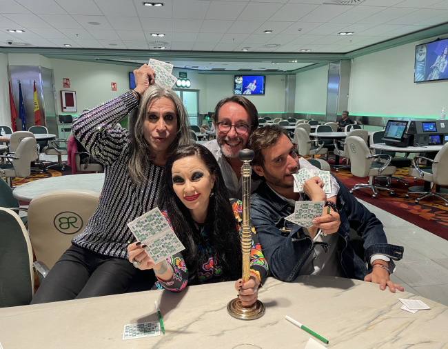 Las buenas experiencias de Alaska y Mario Vaquerizo en el bingo
