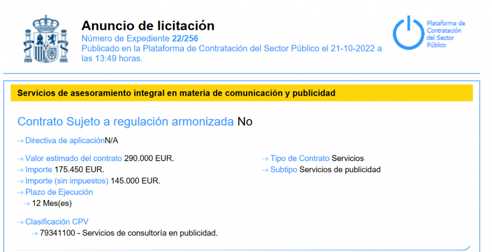 SELAE busca ASESOR para afinar en la "eficiencia y eficacia" de la publicidad del juego público