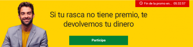 La ONCE permite jugar durante un día a los Rascas gratis si no tienes premio