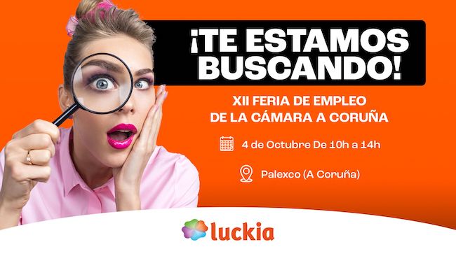 Luckia estará presente en la XII Feria de Empleo de A Coruña