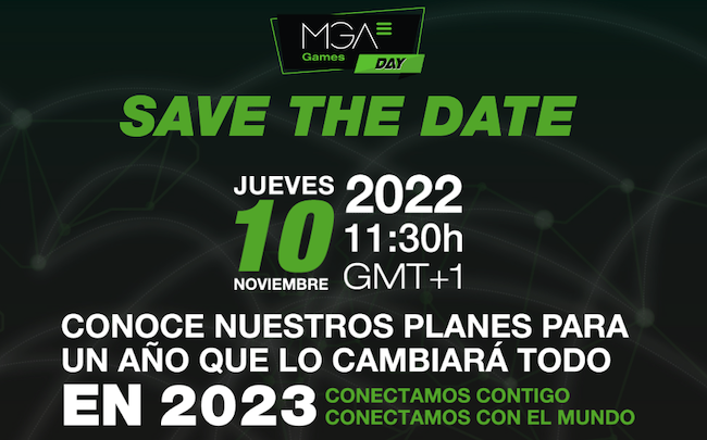 MGA Games desvelará sus novedades para el 2023 en un nuevo MGA Games Day: anuncio de la fecha y hora