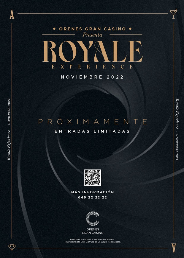 Royale Experience de Orenes Gran Casino Murcia, un viaje a través de los sentidos
