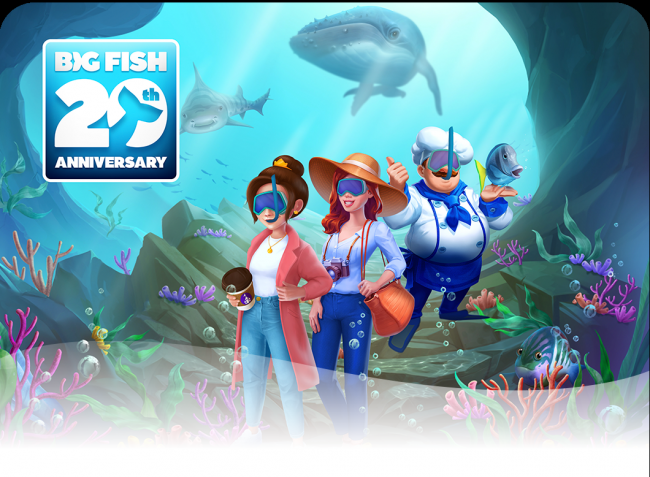 BIG FISH de Aristocrat celebra su 20 cumpleaños
