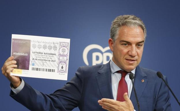 El Gobierno publicita la ley del 'Solo sí es sí' con un décimo