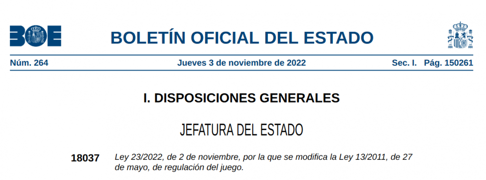 Entra en vigor la Ley del Juego que amplía la protección de los usuarios