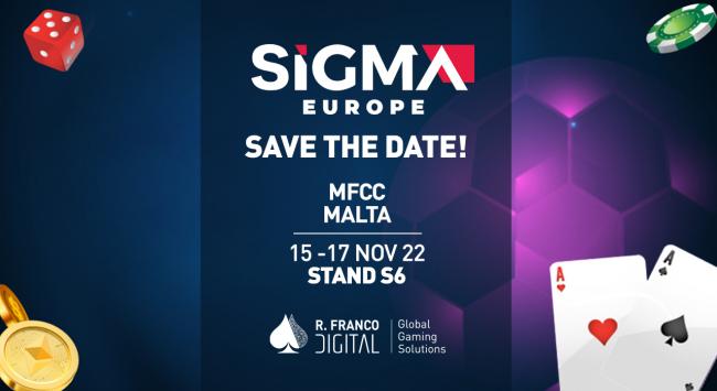 R. FRANCO DIGITAL is ready for SIGMA Europe