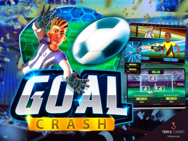 TRIPLE CHERRY launches its first Crash game: GOAL CRASH