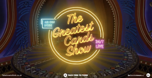 VÍDEO
The Greatest Card Show, the new Playtech Live's game