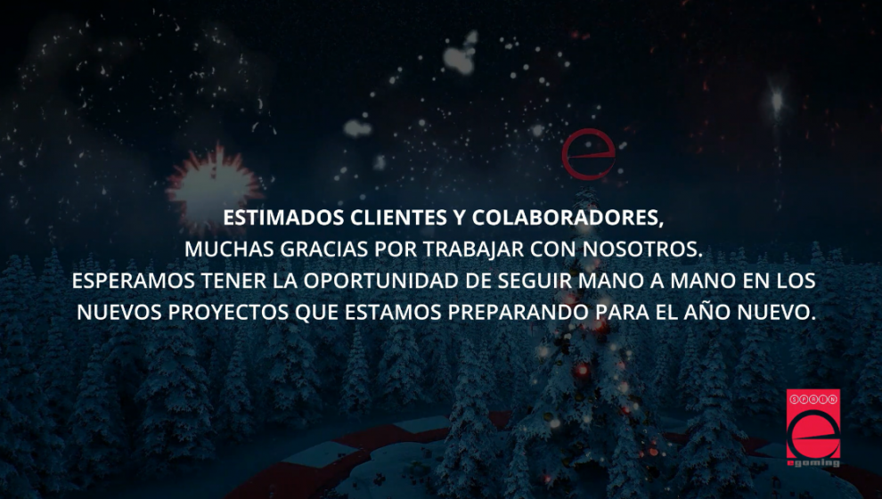 ¡E-Gaming Spain os desea Feliz Navidad y Feliz Año Nuevo 2023 con este video!
