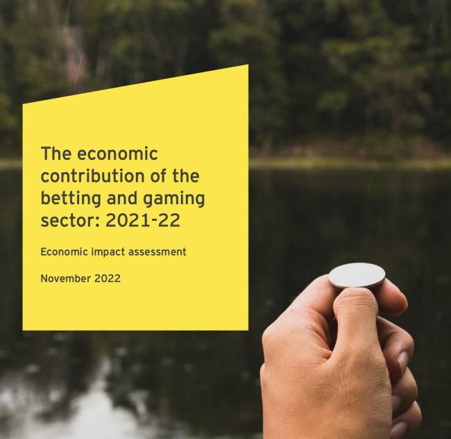 EY launches its report of economic contribution of UK's gambling sector