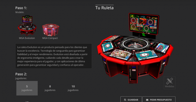 MGA INDUSTRIAL, EVOLUTION, RULETA