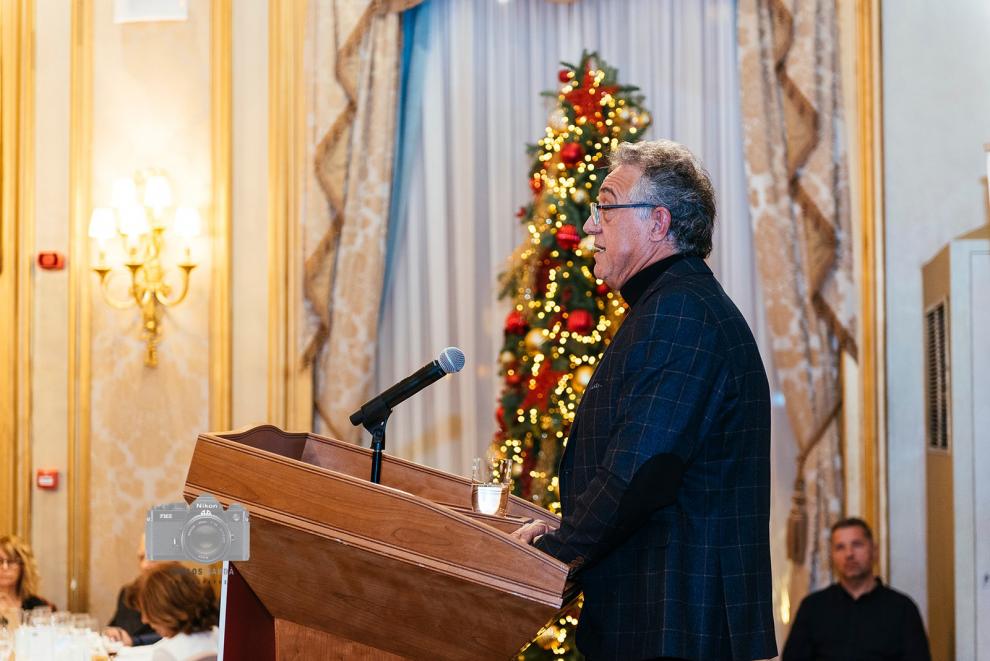 Joan Devesa, Presidente de ACORDJOC en la Cena de Navidad: "Ahora es momento de abrir el debate sobre la introducción de sistemas de pago sin efectivo en las máquinas recreativas"