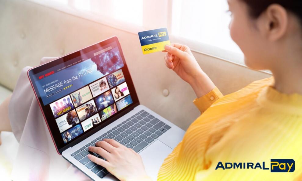 Servicios de entretenimiento de ADMIRAL PAY: Desde recargas de Netflix a Spotify