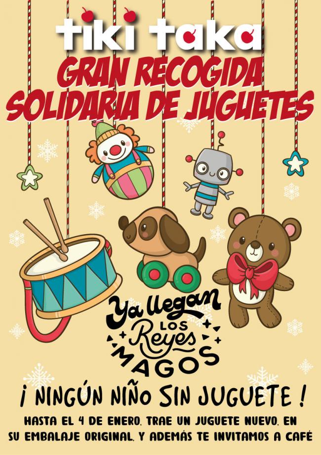 TIKI TAKA lanza una campaña de recogida de juguetes