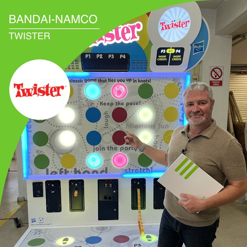 Twister: un clásico de la diversión familiar ahora en versión Arcade de la mano de MGA INDUSTRIAL